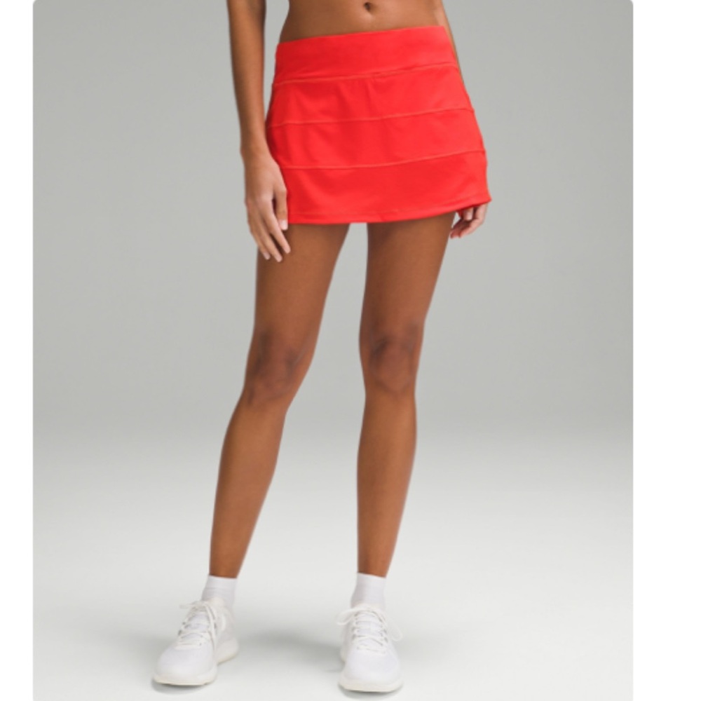 NWOT Pace Rival Mid-Rise Skirt in Hot Heat